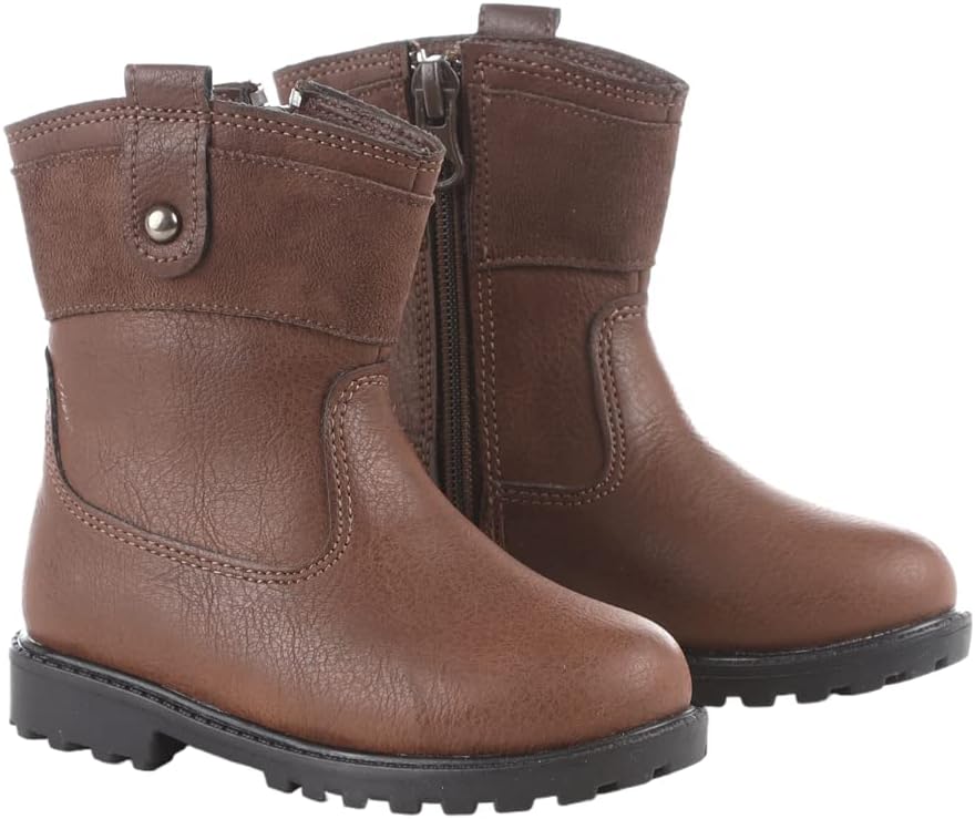 Hawsa Kids Girls' Half Boot - Brown (23 EU)