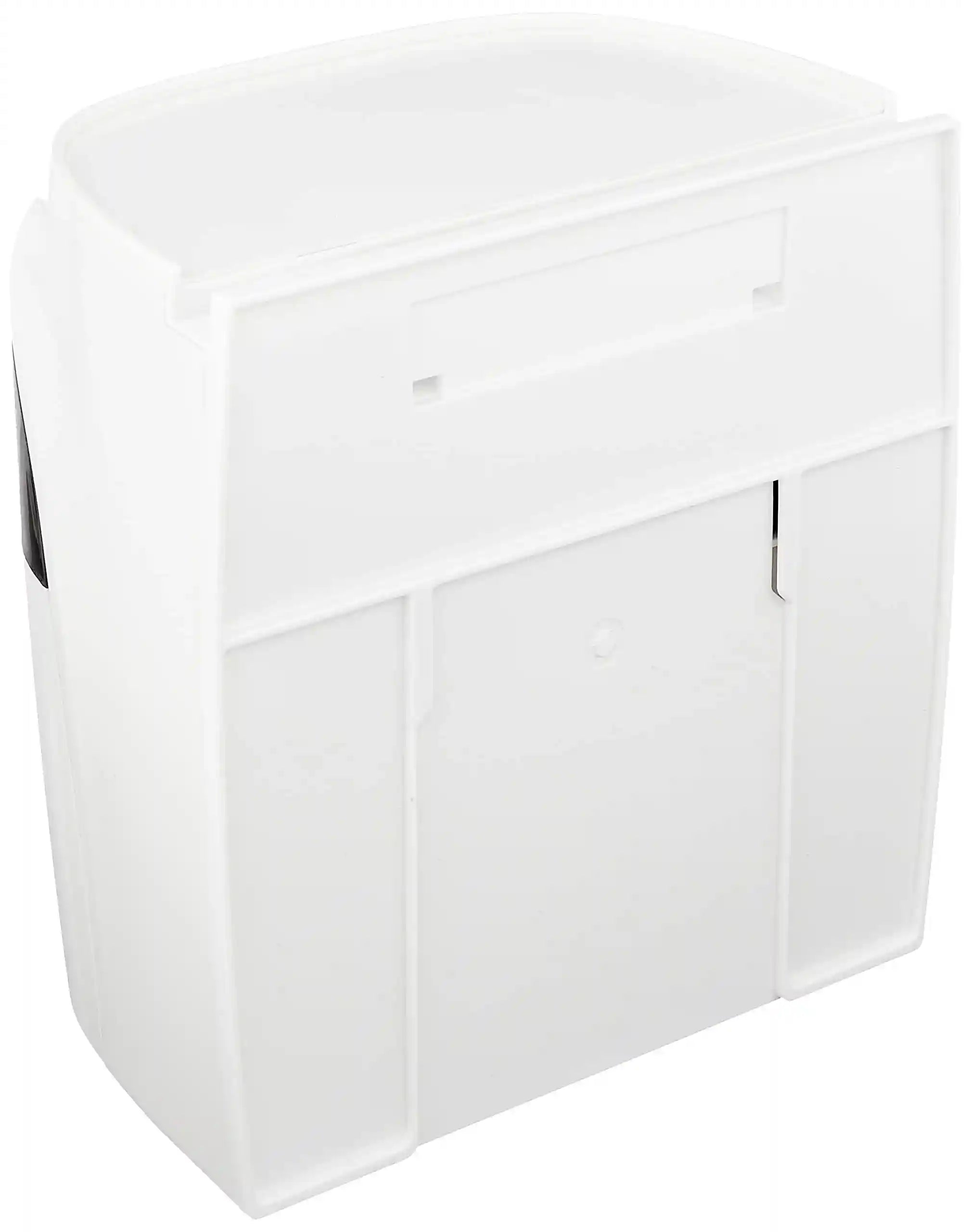 ملصق حائط بلاستيكي كبير الحجم مع مشبك ودرج (20 * 14 * 22 سم) - أبيض*أسود