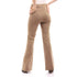 esla_Elastic Waist Slip On Dark Pants_ Beige_size 38 - Safqqa Egypt