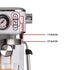 Ariete Coffee maker with pressure gauge, compatible with coffee powder and ESE pods, 1300 W, 1.1 L capacity, 15 bar pressure, ½ cup filter, cappuccino device