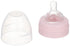 Wee Baby 140 Heat Resistant Glass Feeding Bottle with Wide Silicone Teat, 180 ml - Pink