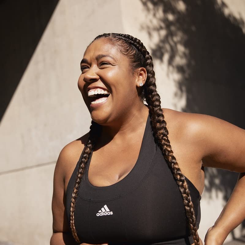 Adidas Run MS PKT Training Bra – Medium Support, Black