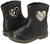 Sprox Mixed Media Stitched-Heart Detail Side-Zip Mid-Calf Boots for Girls