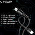 G-Power GP011 USB to Lightning Charging & Data Cable 1M – Fast Transfer, Smart Design