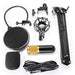SKEIDO BM800 Professional Studio Broadcasting Recording Condenser Microphone Set - Safqqa