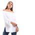 ESLA Long-sleeved Plain Blouse White - Safqqa Egypt