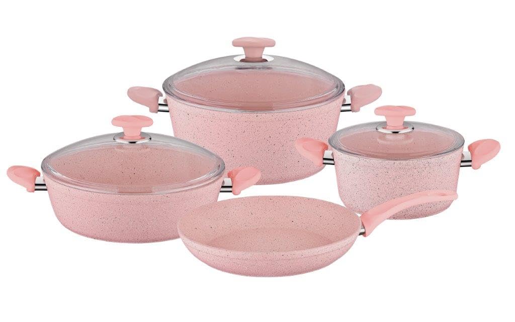 Papilla 7-Piece Cookware Set – Casseroles & Fry Pan - Safqqa