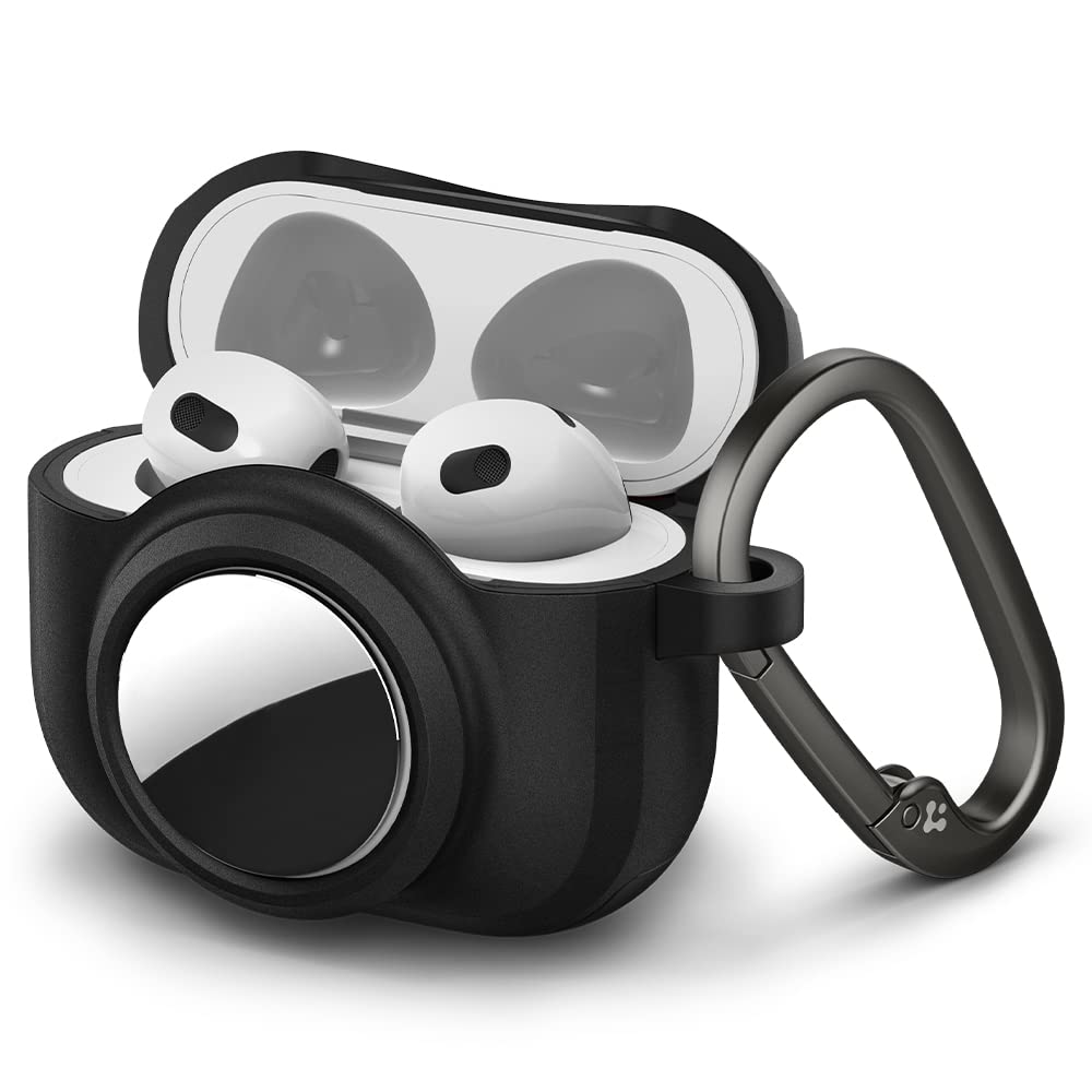 جراب من Spigen لسماعات AirPods الجيل الثالث مصمم لتوفير حماية موثوقة ومظهر أنيق لعلبة السماعات
