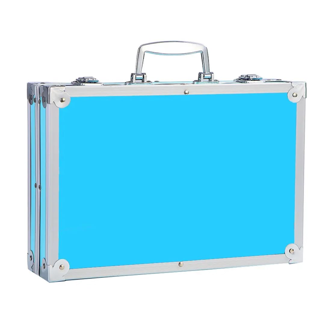 مجموعة أدوات رسم للأطفال – 145 قطعة بطبقتين مع حقيبة ألومنيوم