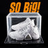 Shoe Box 4 Pack - Side Open with Magnetic door, Transparent, Plastic Storage (4 Open, Clear)