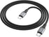 Hoco X86 Spear Silicone Fast Charging & Data Cable USB-C to USB-C – Black