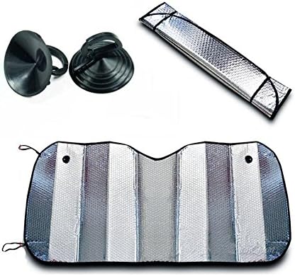Auto Pearl Collapsible Car Sun Shade – Front & Rear Windshield Protection
