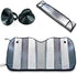 Auto Pearl Collapsible Car Sun Shade – Front & Rear Windshield Protection
