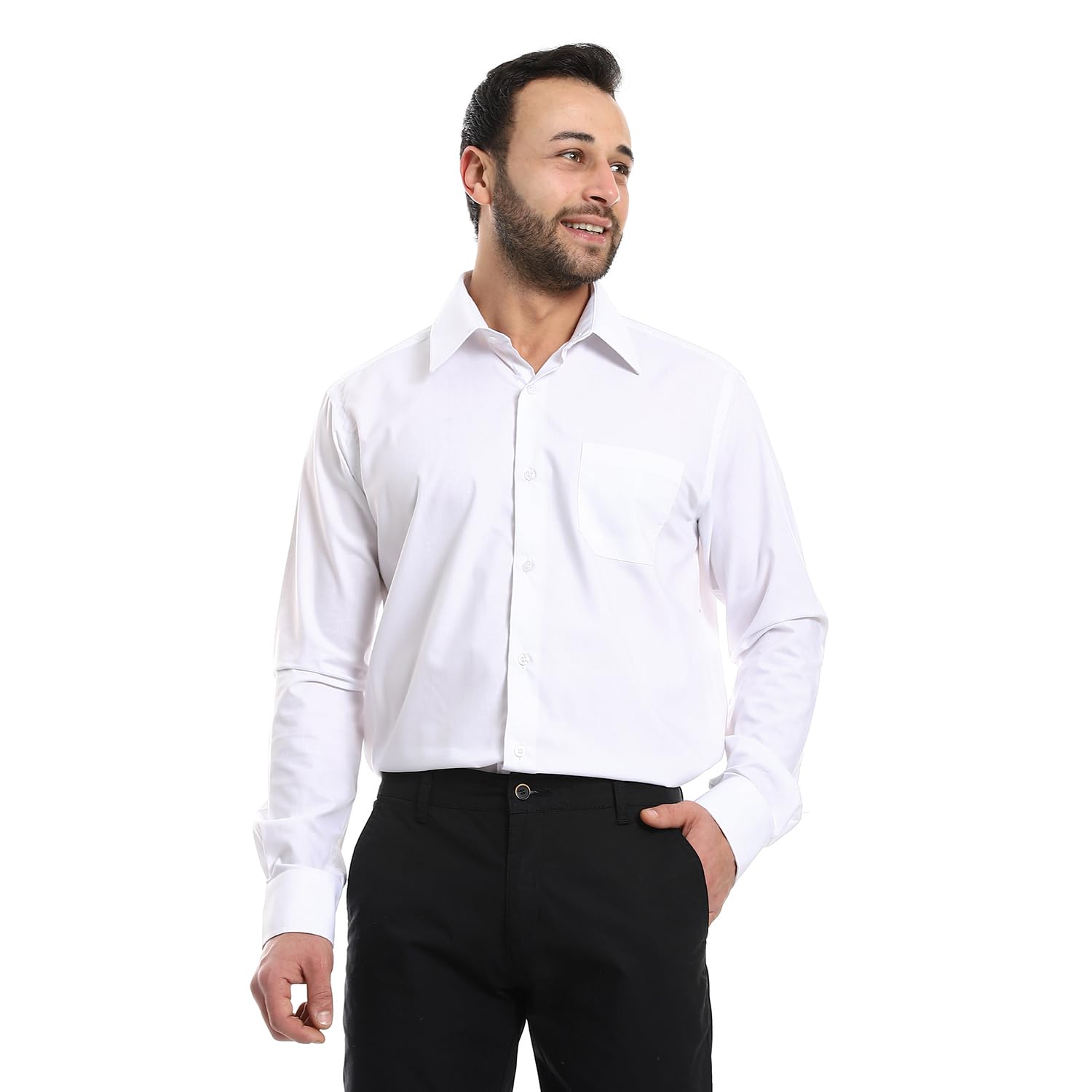 Andora Mens Classic Regular Fit Plain 36W24M3907 Western - Safqqa Egypt