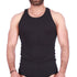 JIL mens Men tank top cotton lycra black Underwear