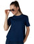 Splash Stars Print Round Neck Short Sleeves Blouse for women - Safqqa Egypt