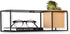 Umbra Cubist Floating Shelf with Built-In Succulent Planter – Modern Wall Décor and Geometric Display Shelf for Books, Candles, Mementos, Photos, Indoor Plants and More! | Small, Black