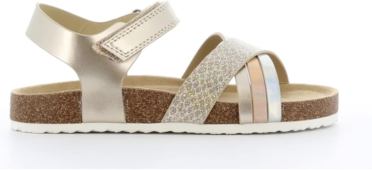 SPROX girls Velcro Strap Open Toe Sandal for Girls Flat Sandal