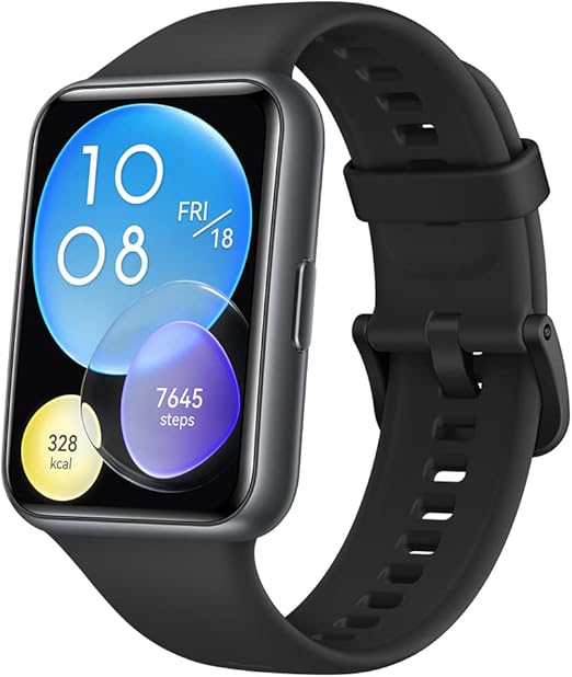 HUAWEI Smartwatch Activity Tracker Heart Rate Blood Oxygen Black – Safqqa Egypt