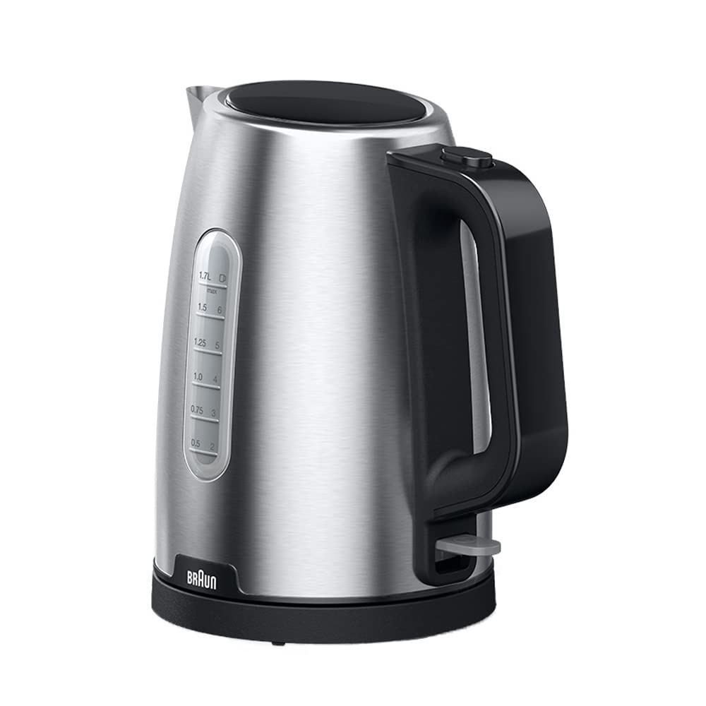 Braun PurShine Water Kettle, 2200 Watts, 1.7L Capacity, Stainless Steel