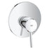 GROHE Conchito 19345001 Bathtub Mixer, Wall-Mounted Bath Faucet, Silver Finish