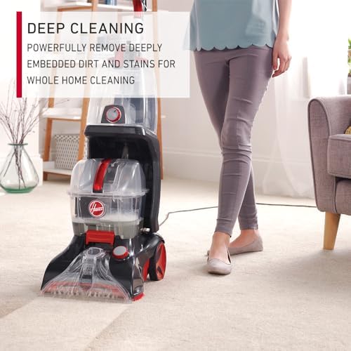 Hoover Carpet & Floor Cleaner Power Scrub Elite with Quick dry and Spin Scrub technology 1200W  CWGDH012- Used AND Without Liquid - Have Scratches