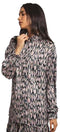 DARE Dalydress Women's Fancy Printed Turtle Neck Blouse, Colors, XS - Safqqa Egypt
