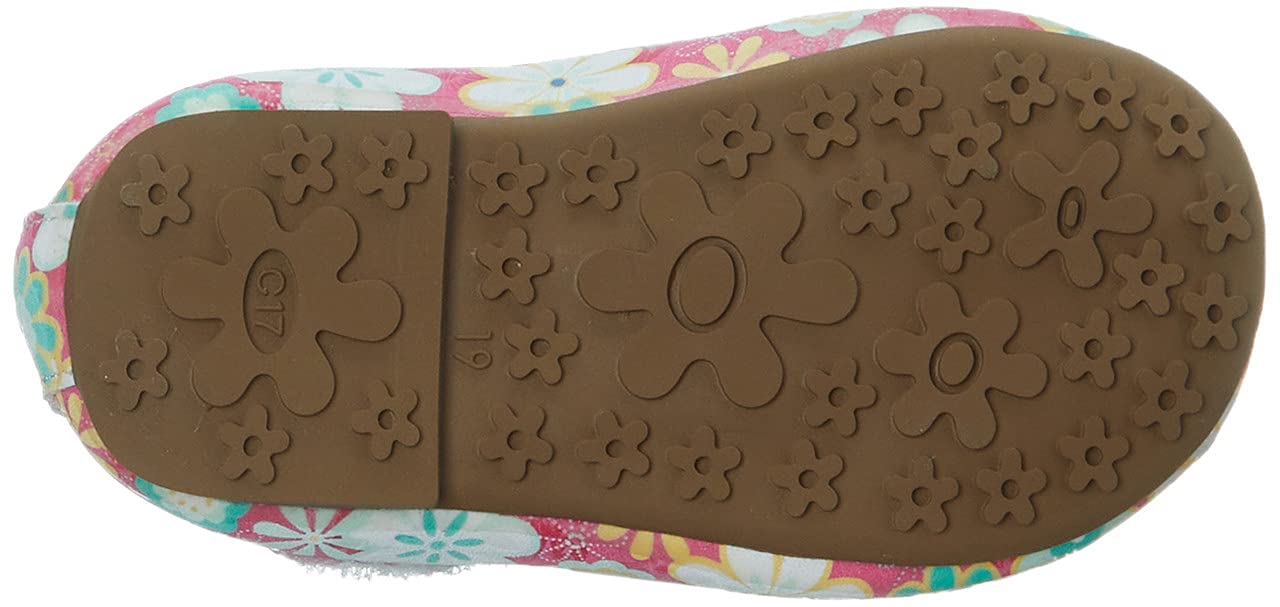 Skippy Flower Print Velcro Closure Mary Jane Shoes for Girls
