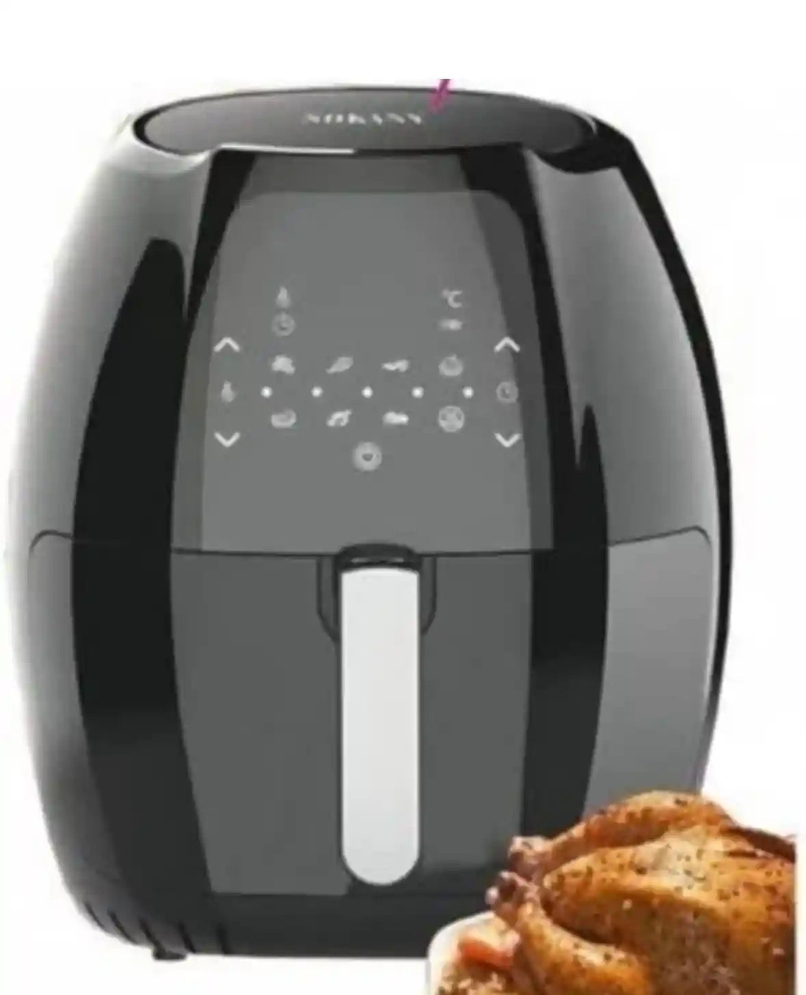 Sokany Oil Free Healthy Air Frying Pan with Digital Touch Screen - 8 Liter SK-8014-Damage Box and Have Scratches - Safqqa Egypt