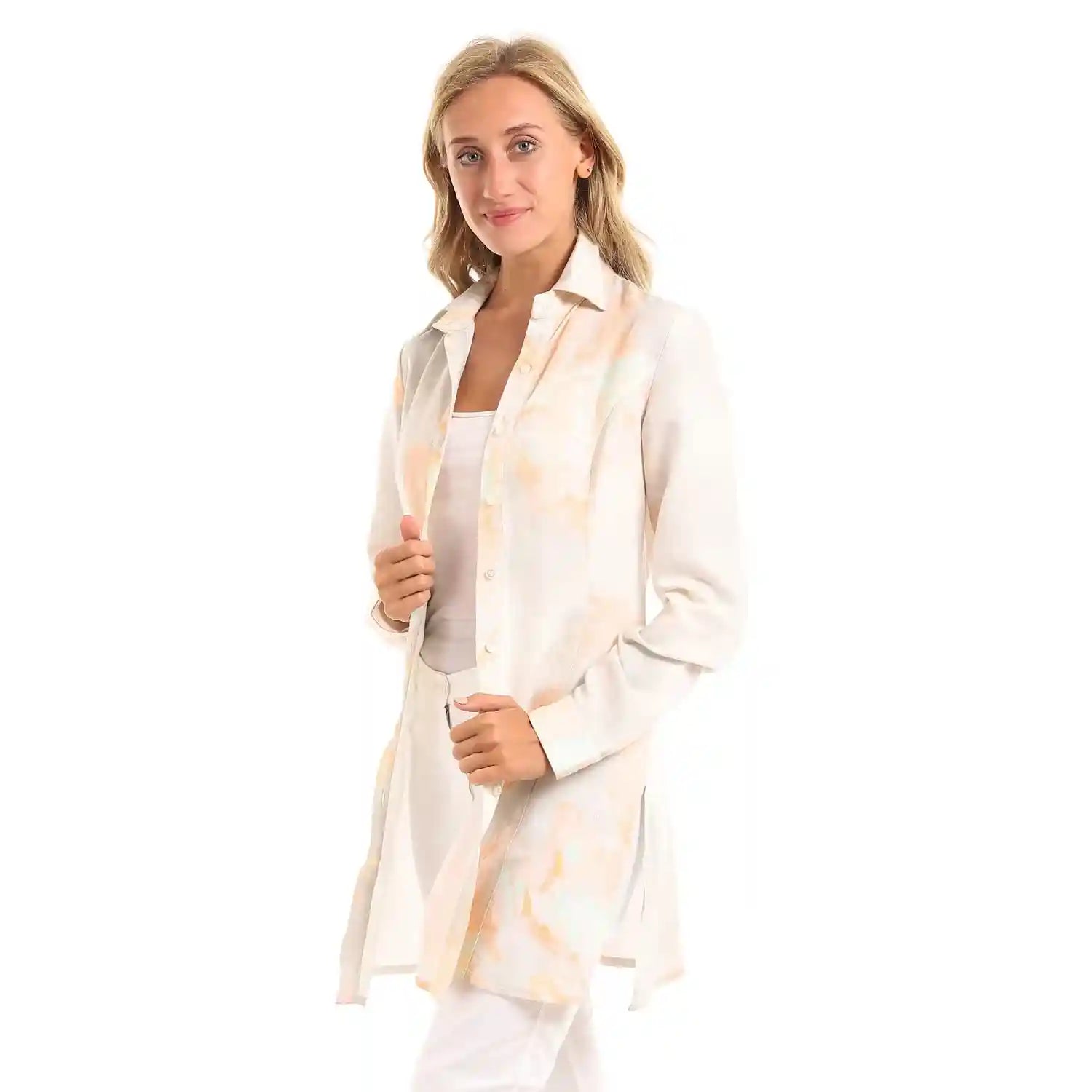 ESLA Long-sleeved Long Shirt for Women - Safqqa Egypt
