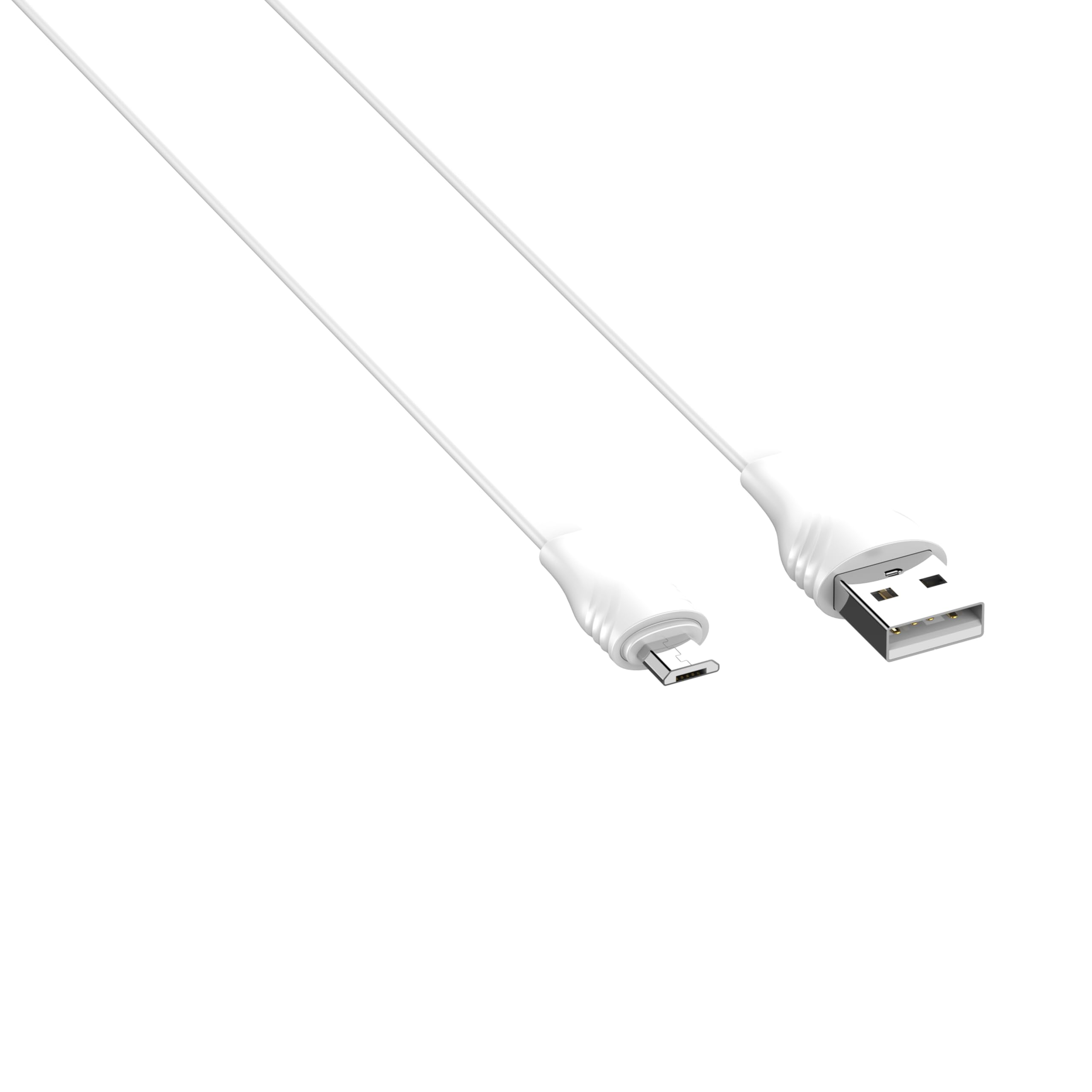كابل بيانات شحن سريع من Ldnio LS553 من Lightning إلى USB-A، بطول 3 أمتار، تيار 2.1 أمبير - أبيض