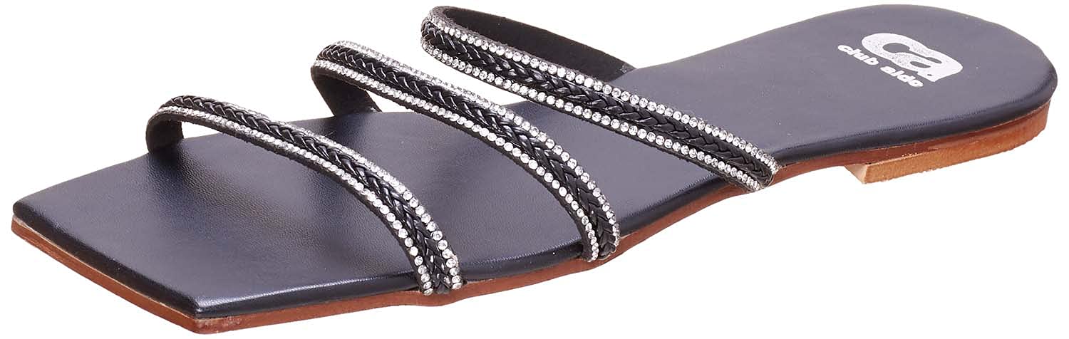 Club Aldo Square-Toe Braided Strap Slide Slippers For Women - Safqqa Egypt