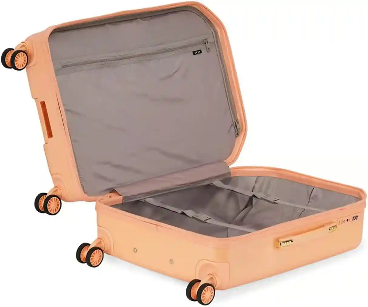 شنطة سفر DKNY قياس 21" مع 8 عجلات دوارة – هيكل ABS+PC (البوكس دامدج ) – Safqqa Egypt