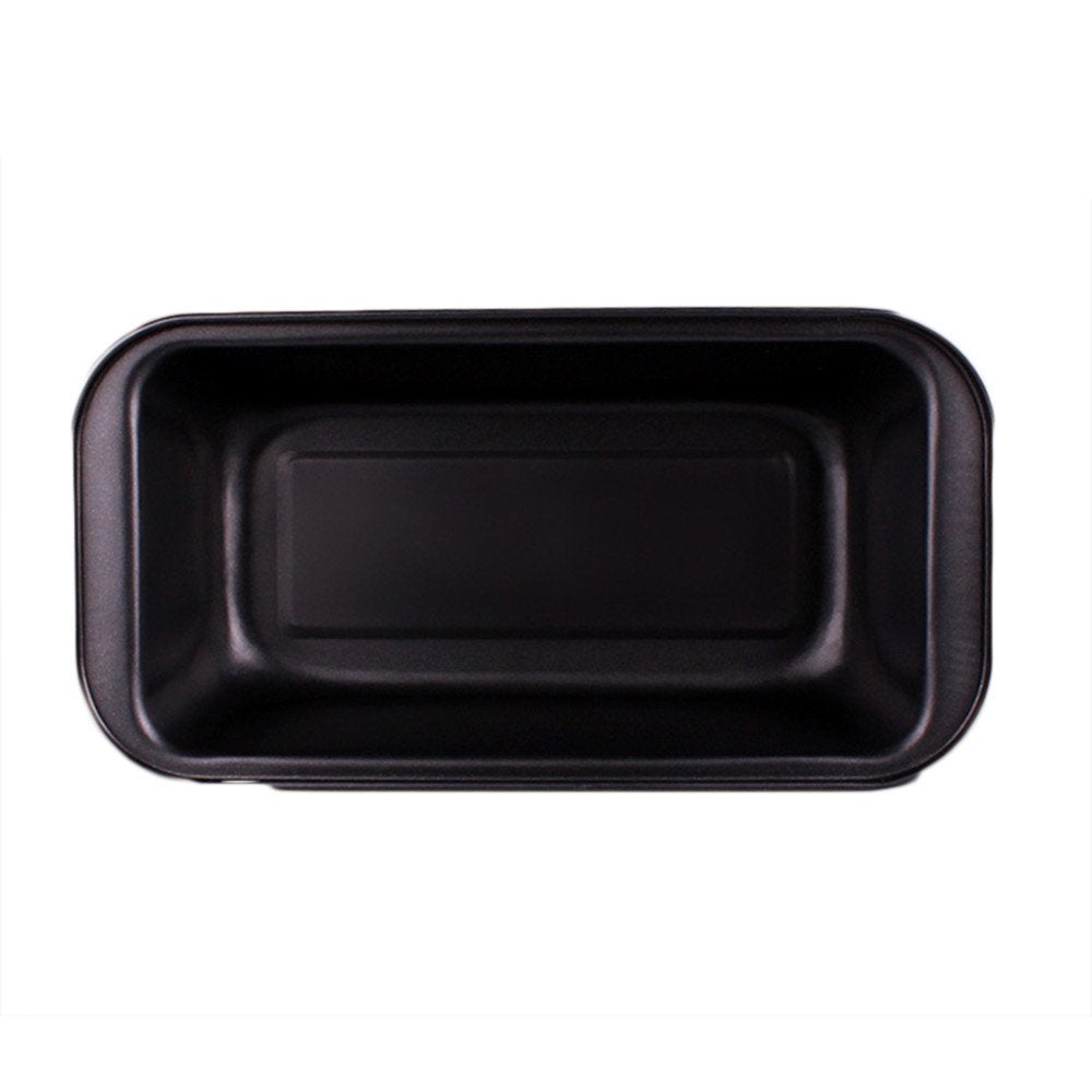 Carbon Steel Rectangular Toast Pan Mold With Classic Design For Home  - Black