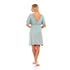 JAMILA Women Deep V neck Dress With Waist Drawstring DRESS