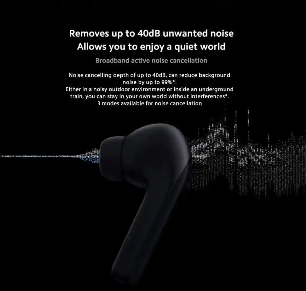 سماعات شاومي Buds 3 لاسلكية مع إلغاء الضوضاء النشط – Safqqa Egypt