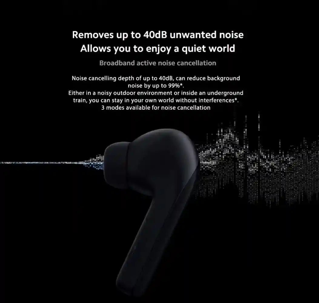 سماعات شاومي Buds 3 لاسلكية مع إلغاء الضوضاء النشط