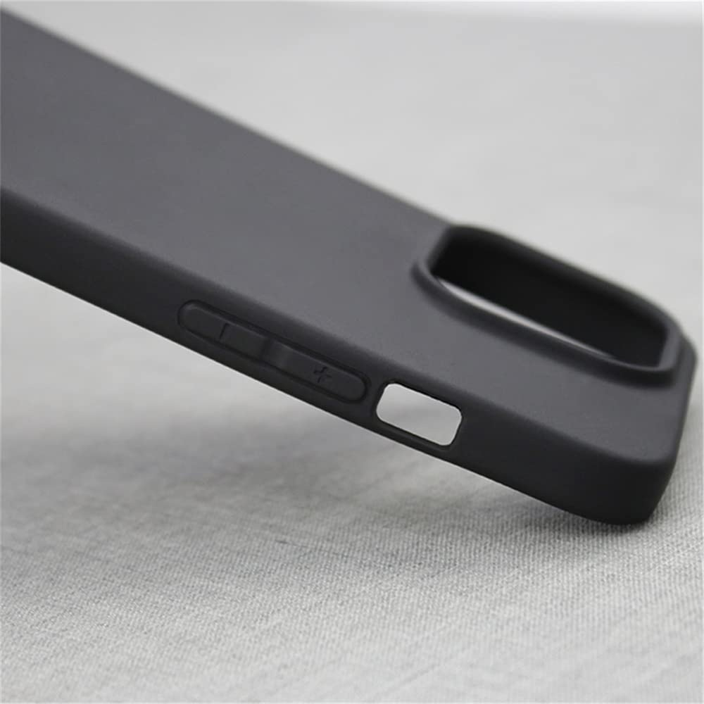 غطاء لهاتف iPhone 11 pro max، بحجم 6.5 إنش، ملمس ناعم كالحرير، غطاء حماية كامل للجسم، غطاء مقاوم للصدمات مع بطانة من الألياف الدقيقة (أسود)