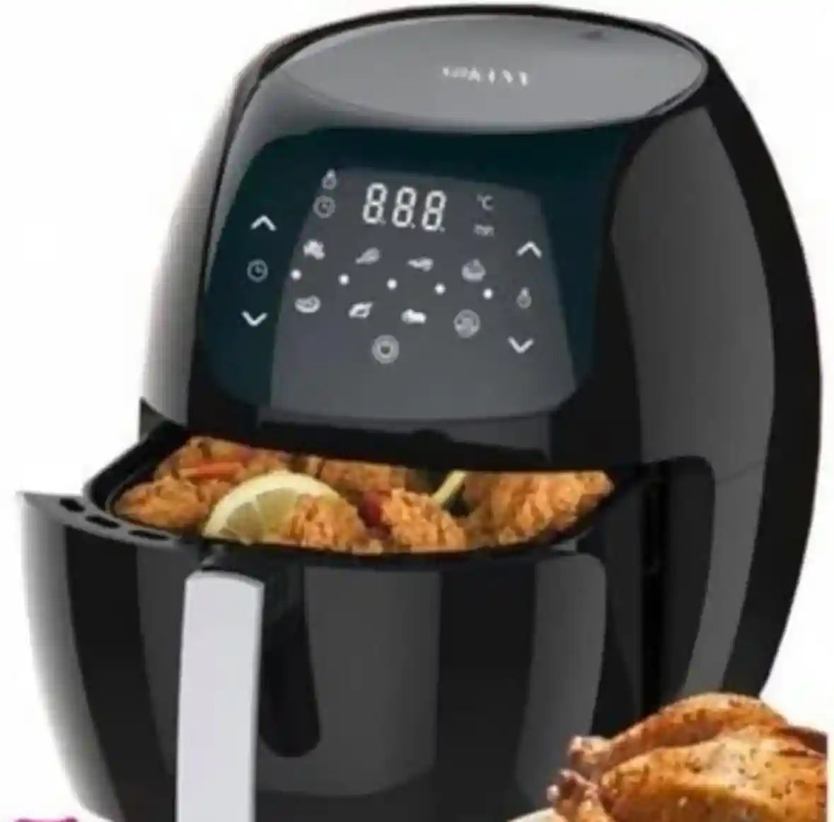 Sokany Oil Free Healthy Air Frying Pan with Digital Touch Screen - 8 Liter SK-8014-Damage Box and Have Scratches - Safqqa Egypt