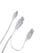 Keendex 1907 2 in 1 usb charging cable to usb 2.0 and usb b - silver