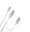 Keendex 1907 2 in 1 usb charging cable to usb 2.0 and usb b - silver