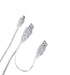 Keendex 1907 2 in 1 usb charging cable to usb 2.0 and usb b - silver