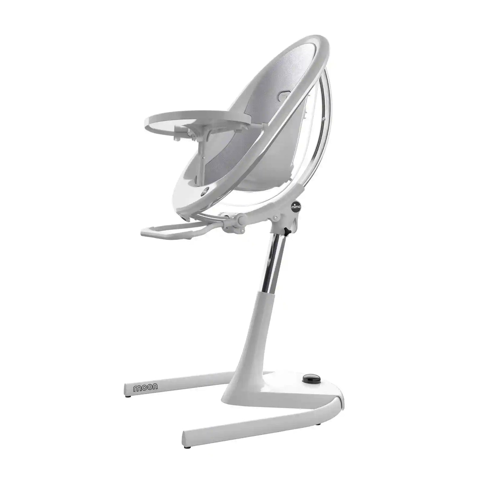 Mima High Chair for Babies, White Stable and secure design with safety harness