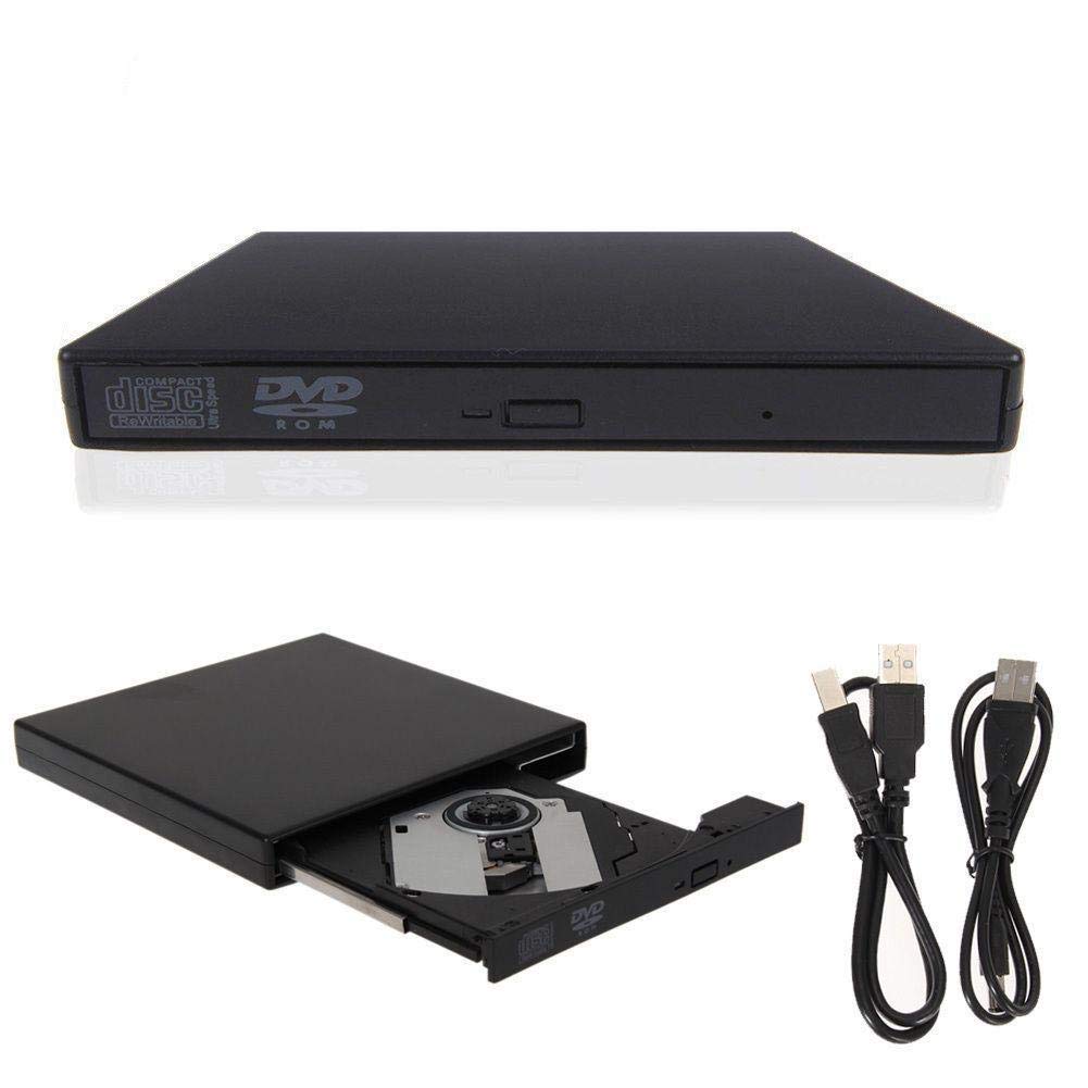 USB 2.0 External DVD ROM Combo Drive CD-RW Burner Player Reader For Laptop MAC