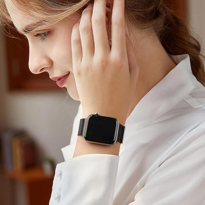 سوار ساعة ابل  المغناطيسي من Generic (3 قطع) يوفر لك طريقة أنيقة وعملية لتغيير إطلالة ساعتك الذكية.