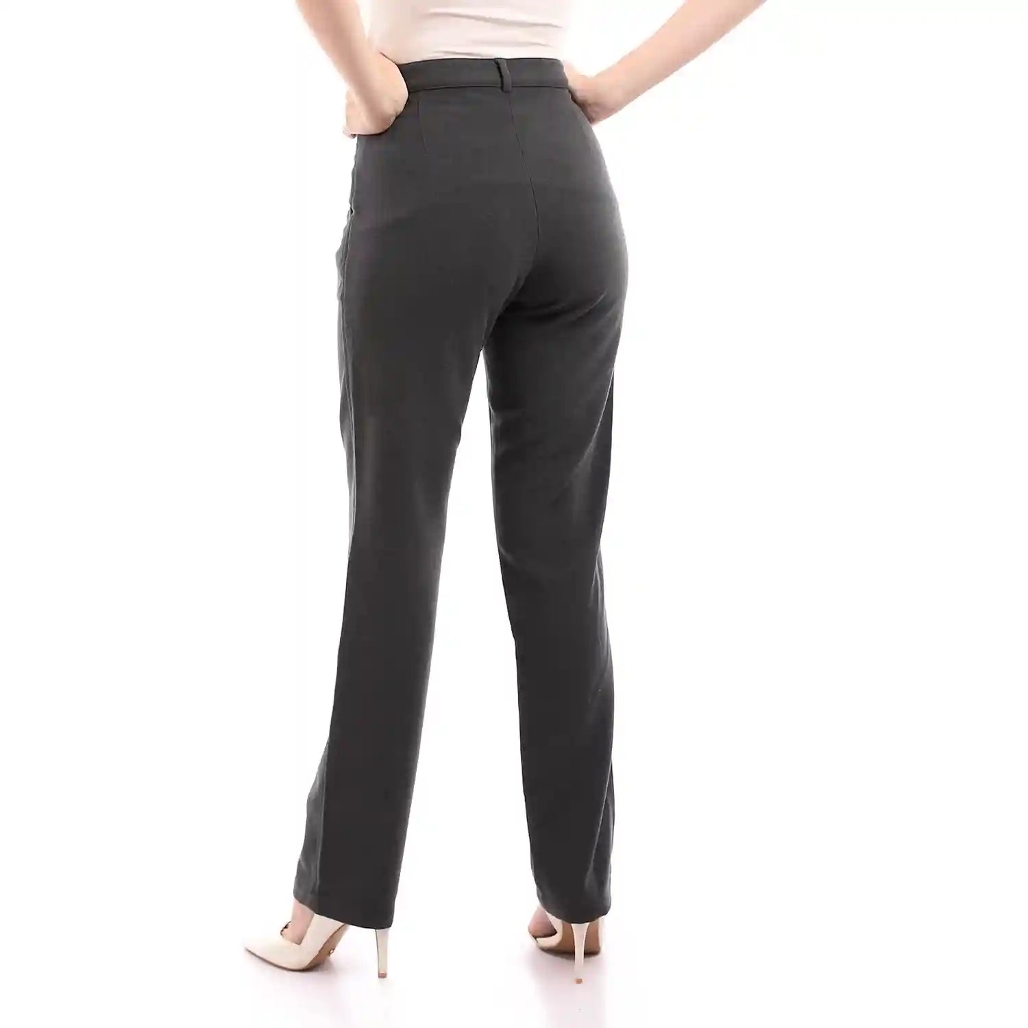 Esla womens Side Pockets Classic Pants - Safqqa Egypt