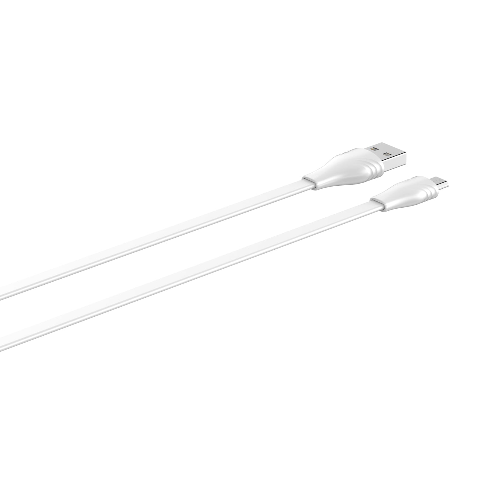 كابل بيانات شحن سريع من Ldnio LS553 من Lightning إلى USB-A، بطول 3 أمتار، تيار 2.1 أمبير - أبيض