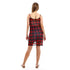 JAMILA Women Plaids Sheer Short Cover Up OUTERWEAR