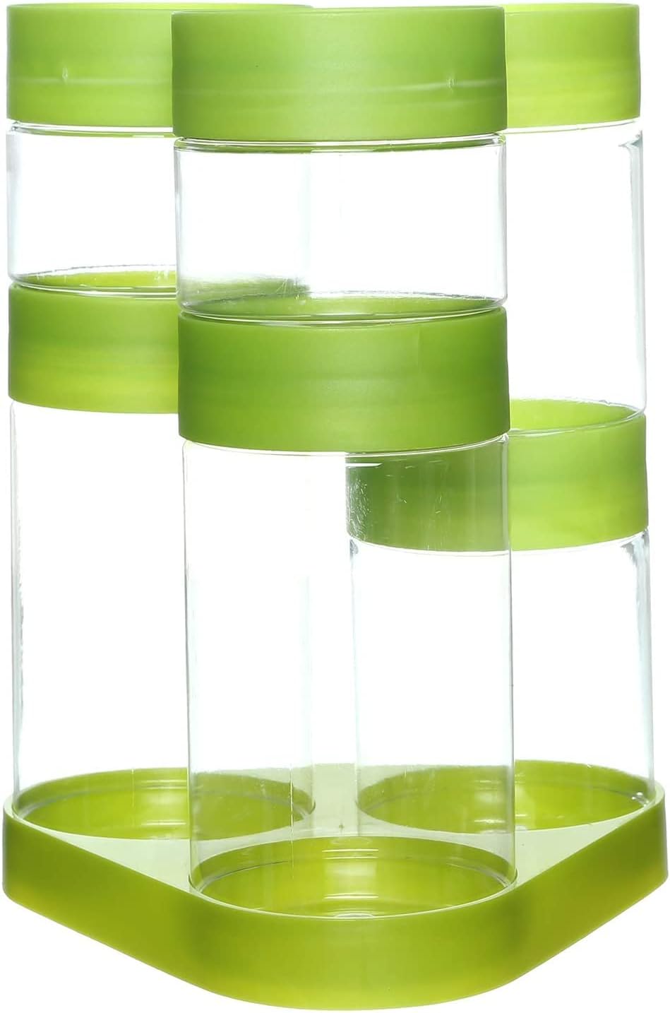 Max Plast Plastic Spice Jar Set• Durable plastic construction for long-lasting use - Safqqa