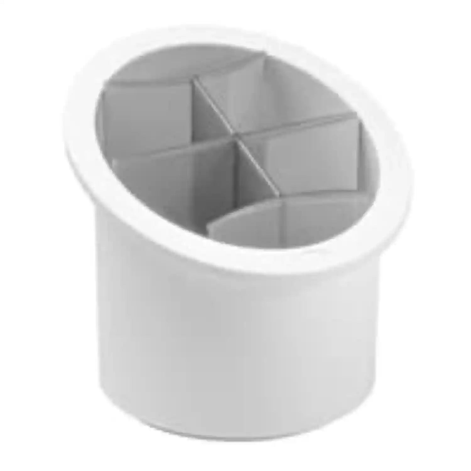 Snips Cutlery strainer with dividers, white 000633